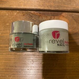 Revel Nail Dip Powders Flannel and Eucalyptus